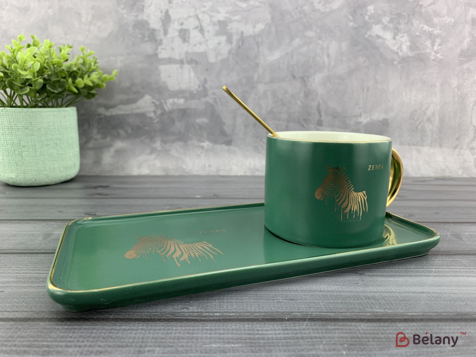 Керамічна чашка "Zebra"