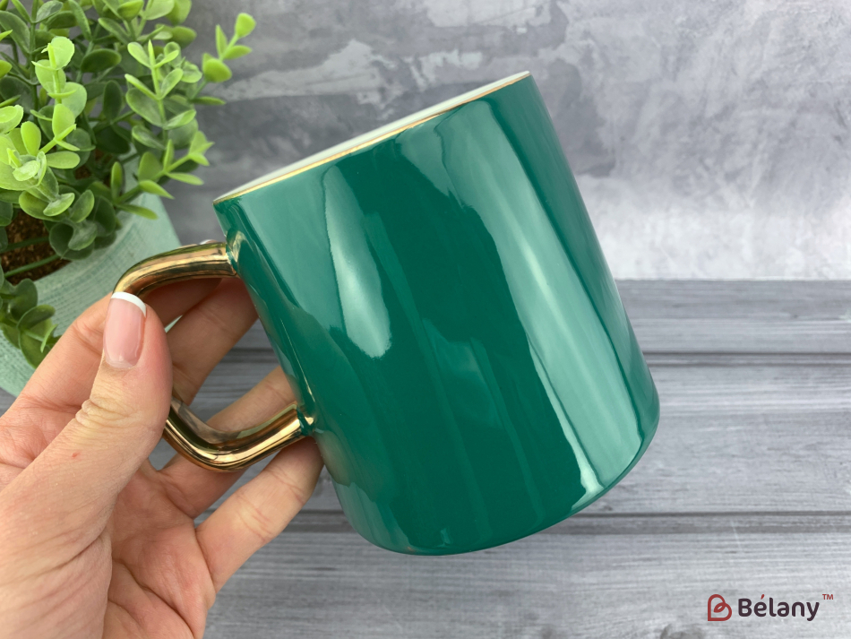 Керамічна чашка "Deep green" | 2