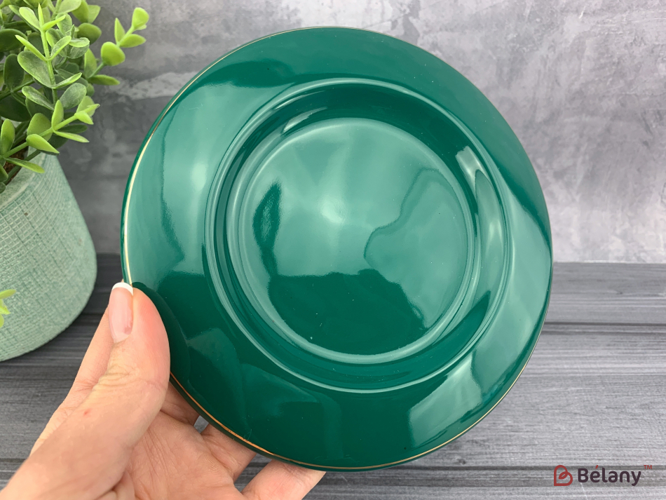 Керамічна чашка "Deep green" | 3