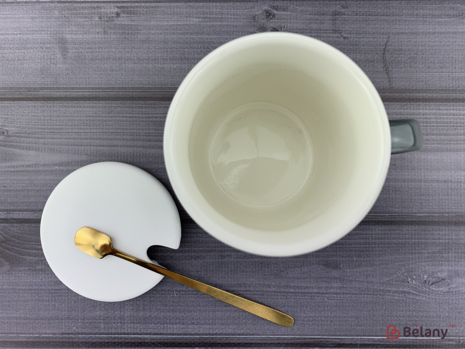 Керамічна чашка "Beloved" сіра | 3