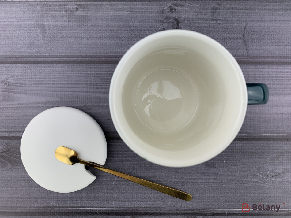 Керамічна чашка "Beloved" смарагд | 3