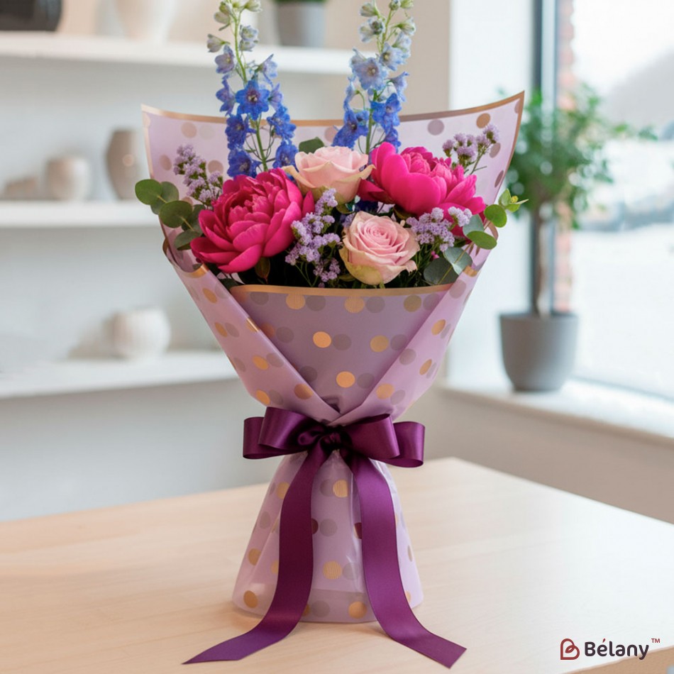 Калька для квітів "Streaky" #032 | 2