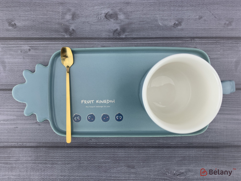 Керамічна чашка "Fruit Kingdom" сиза | 3