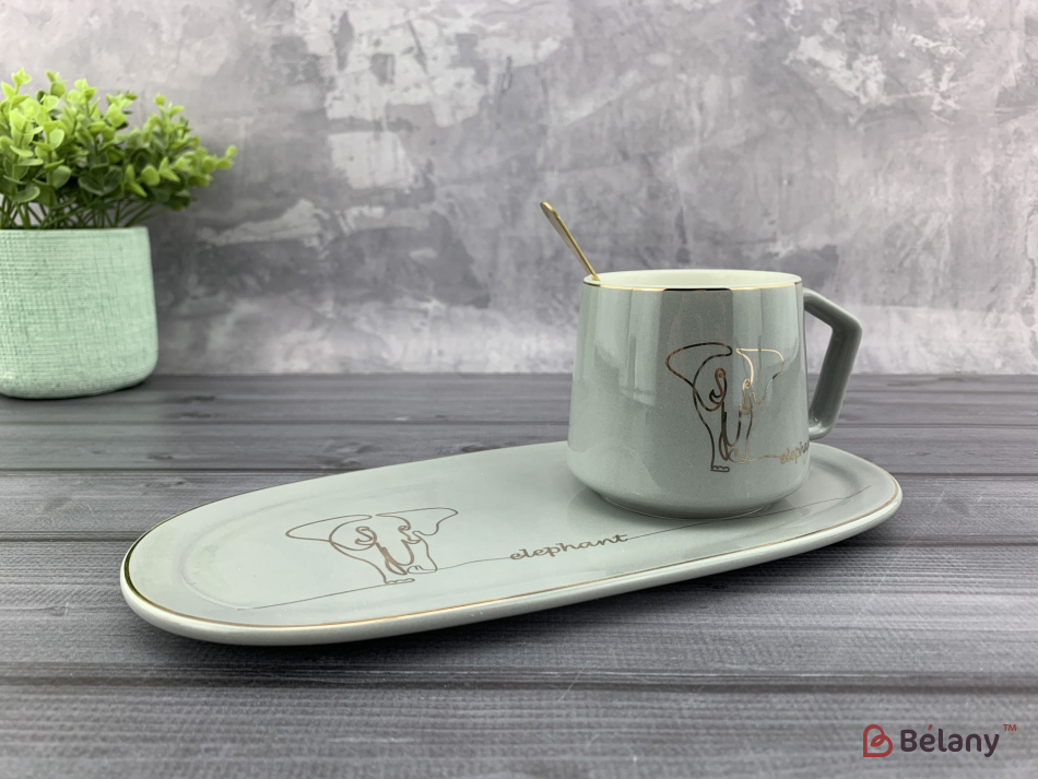 Керамічна чашка "Gray elephant"