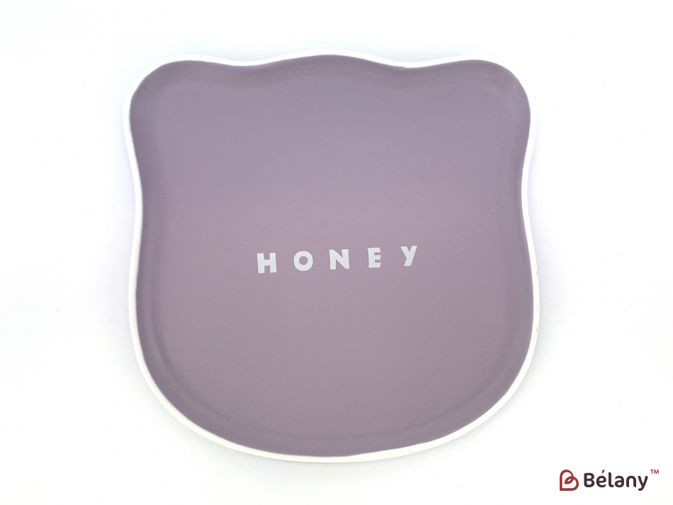 Комплект дитячого посуду "Honey" фіолетовий | 2