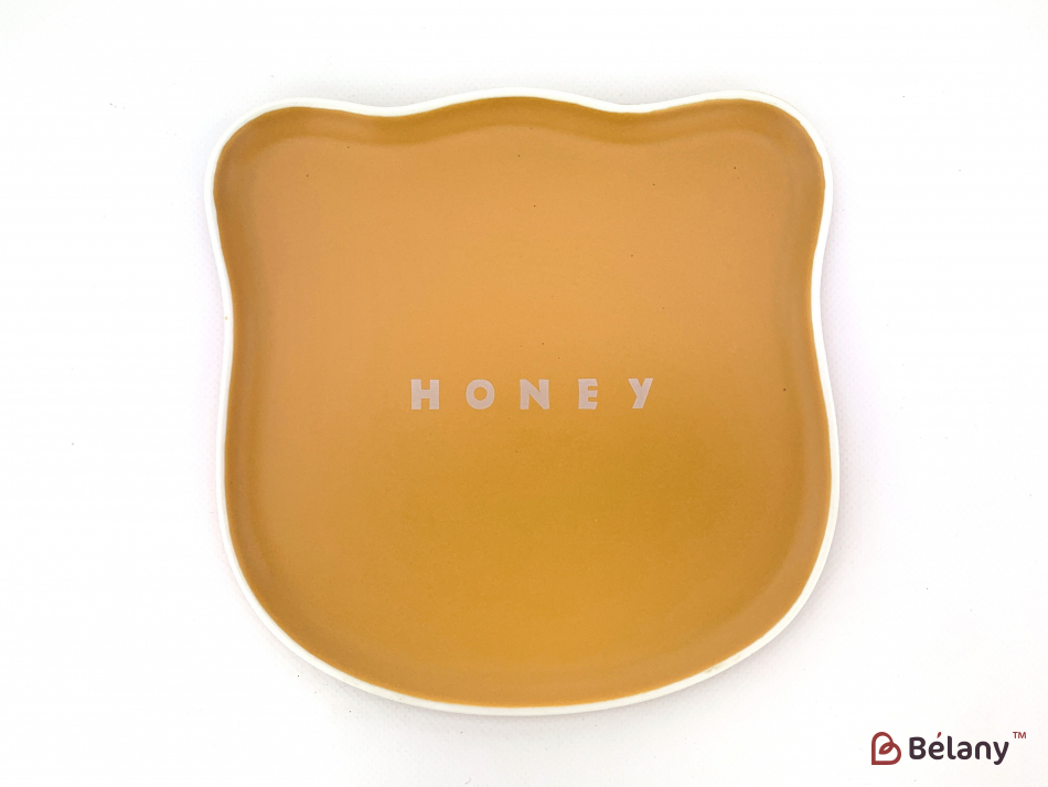 Комплект дитячого посуду "Honey" оранж | 2