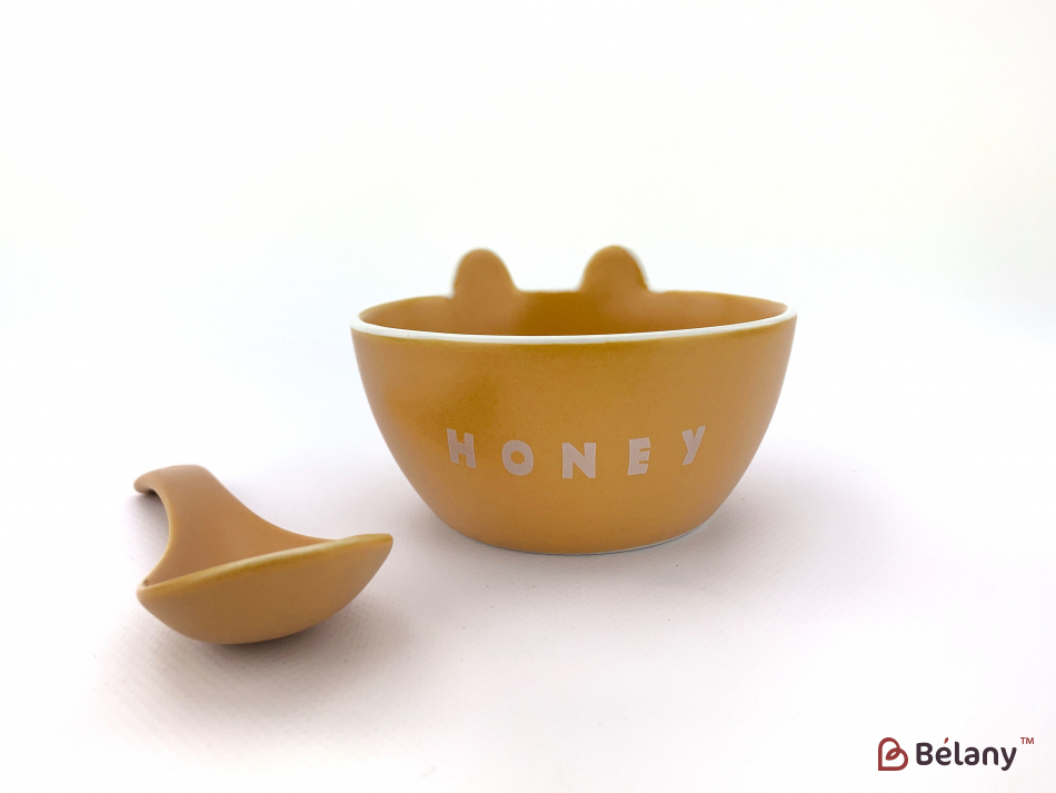 Комплект дитячого посуду "Honey" оранж | 5