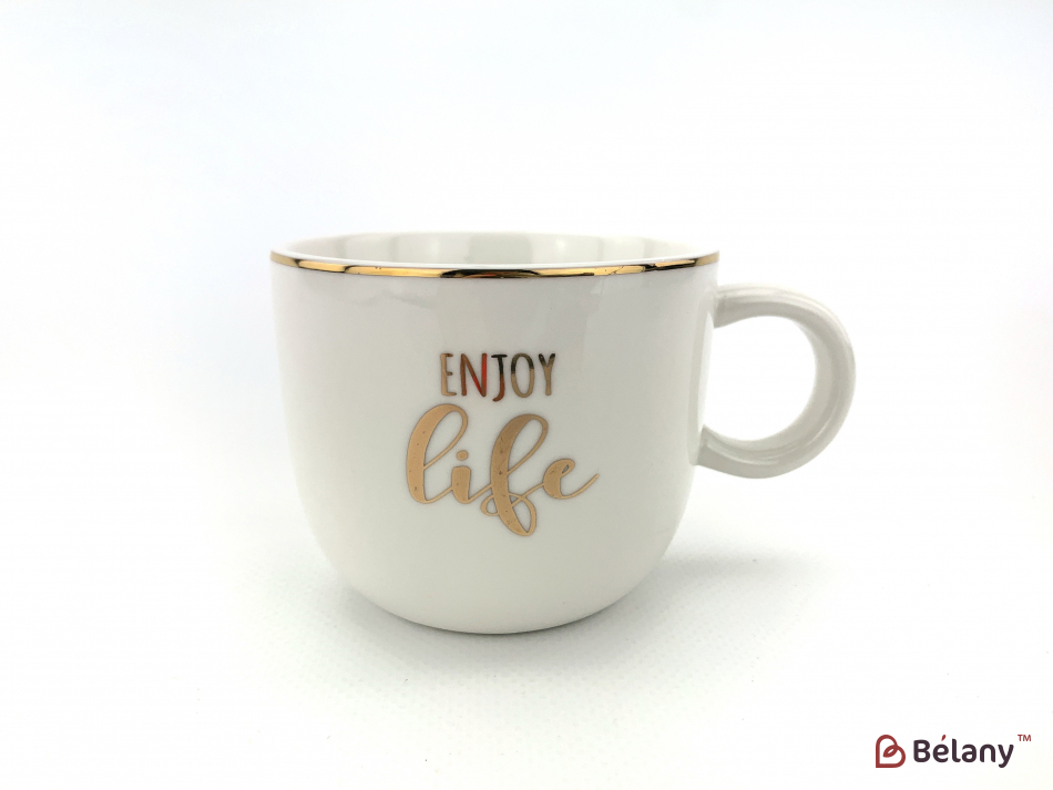 Керамічна чашка "Dzen" біла | 2