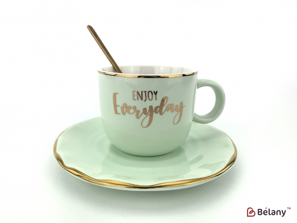 Керамічна чашка "Dzen" оливка