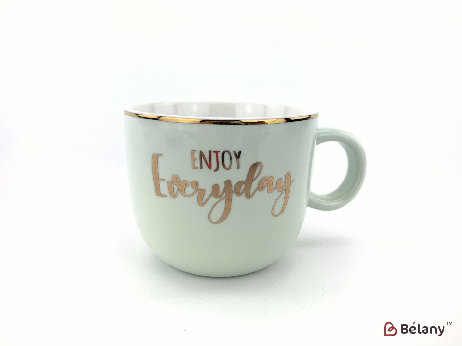 Керамічна чашка "Dzen" оливка | 2