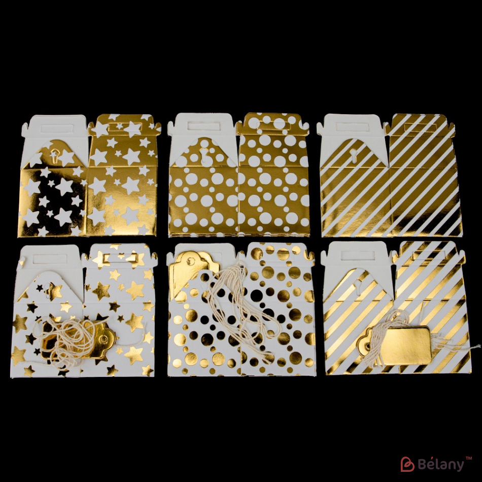 Складная подарочная коробка "Christmas" S MiX | 3