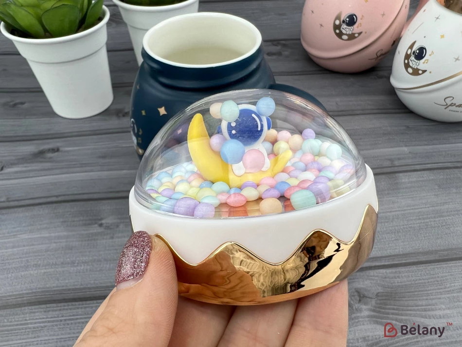 Керамическая чашка "Lost in Space" темно-синяя | 3