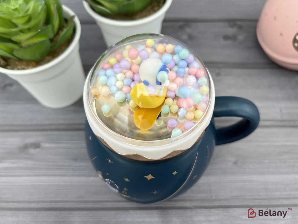 Керамическая чашка "Lost in Space" темно-синяя | 4