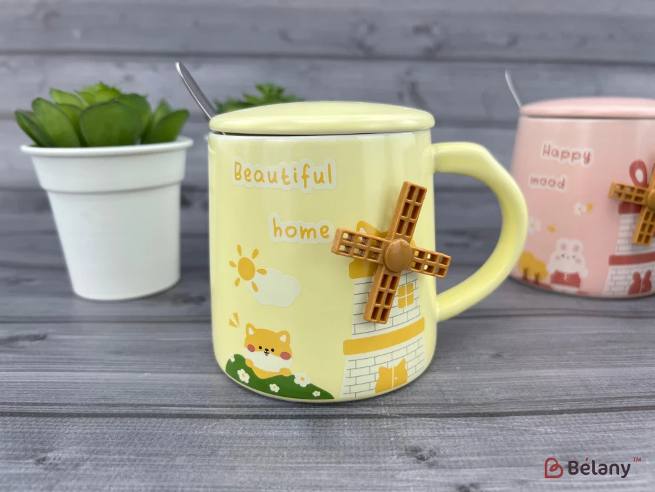 Керамічна чашка "Holland mill" кремова