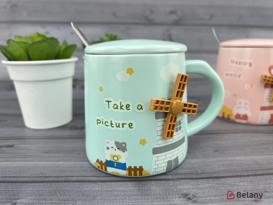 Керамічна чашка "Holland mill" небесна