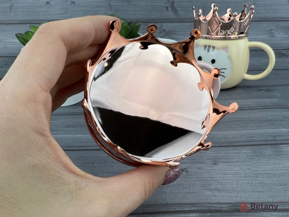 Керамическая чашка "Kitty King" розовая | 4