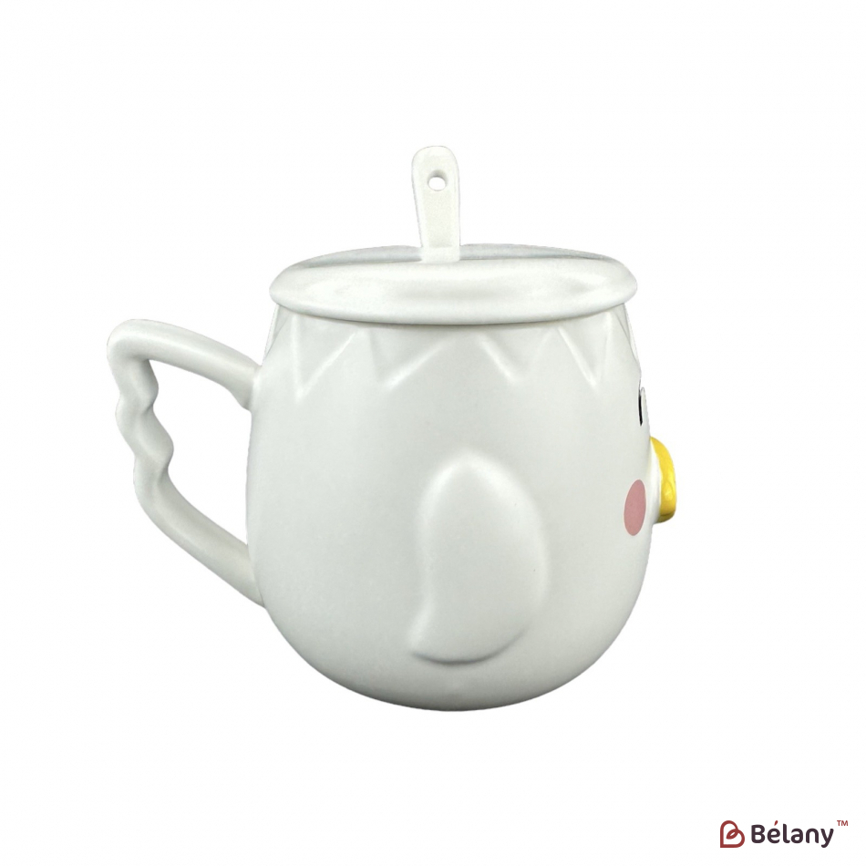 Керамічна чашка "Ducky Face" біла | 2