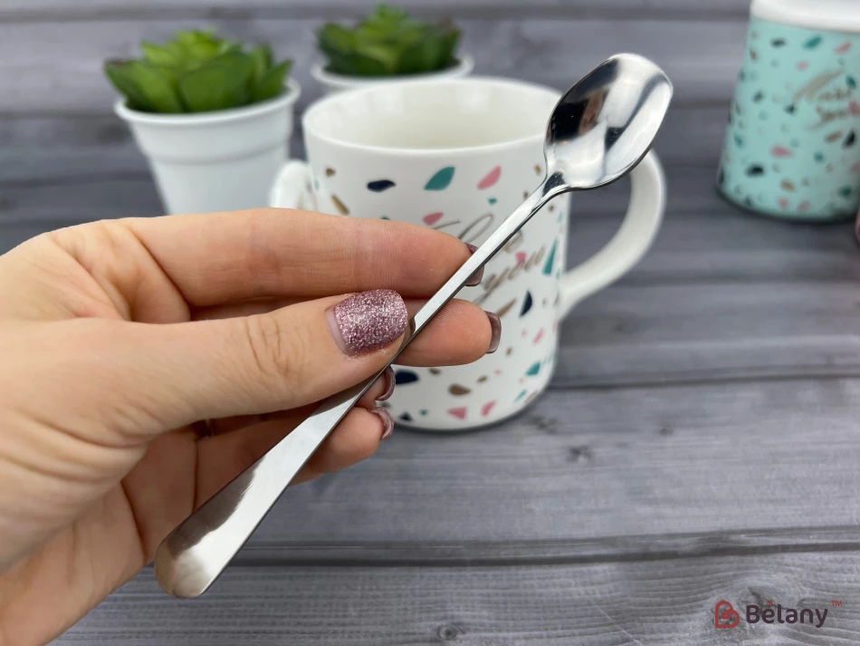 Керамическая чашка "Colory" белая | 3