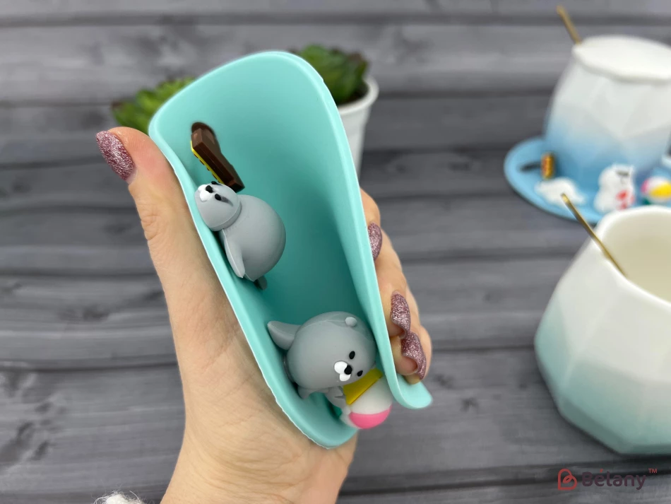 Керамічна чашка "Summer Time" аквамарин | 8