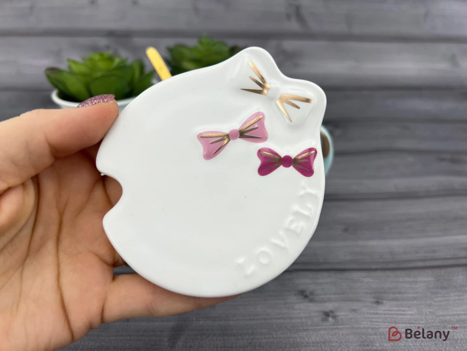 Керамічна чашка "Beauty Ribbon" аквамарин | 4