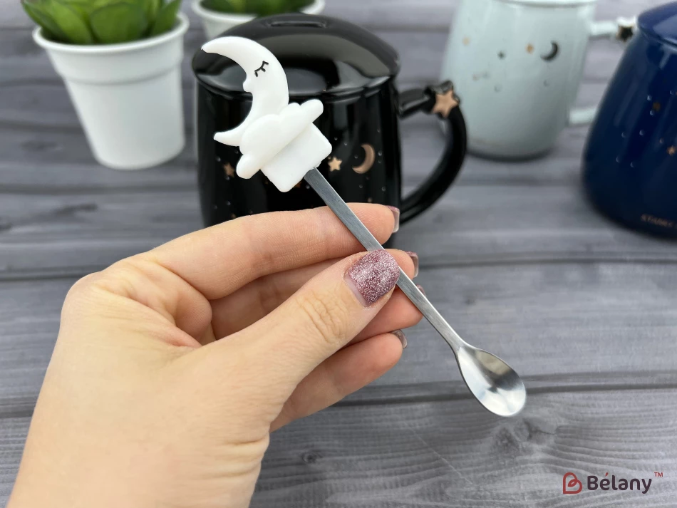 Керамическая чашка "Starry sky" черная | 3