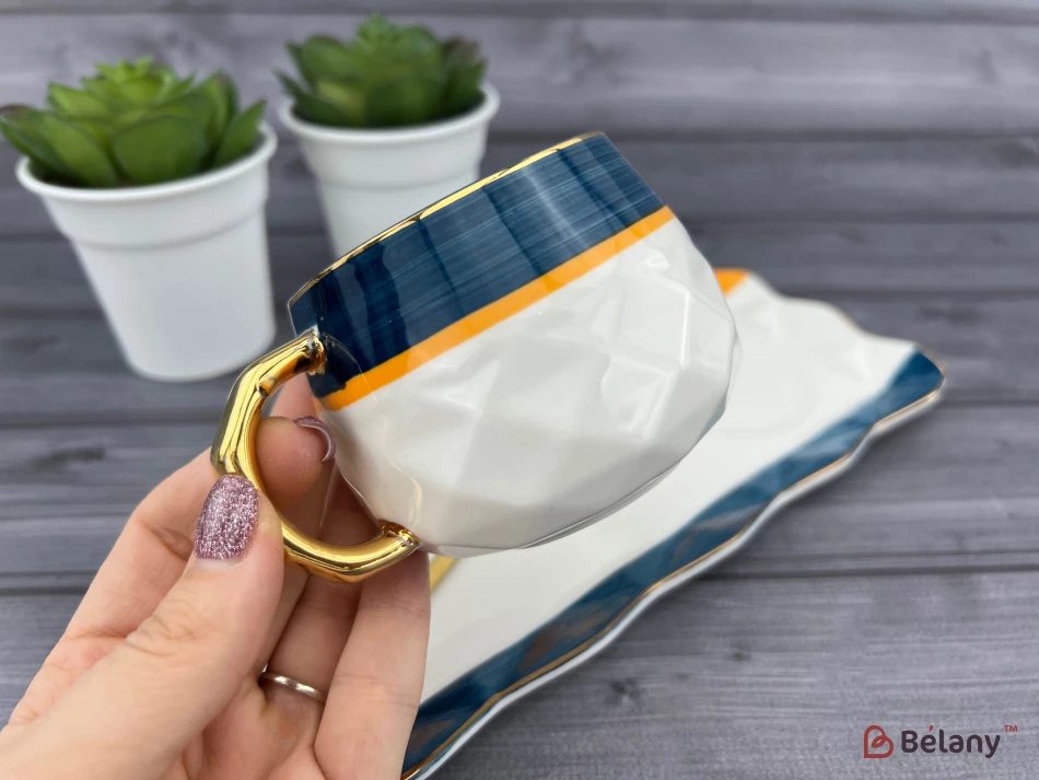 Керамічна чашка із блюдцем "Van Gogh" | 2