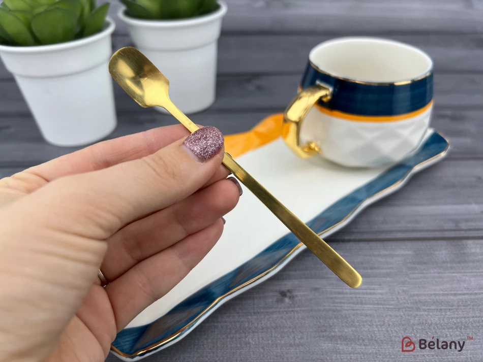 Керамічна чашка із блюдцем "Van Gogh" | 4