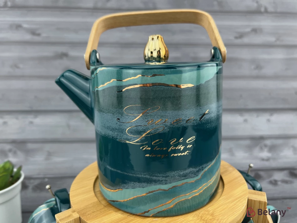 Чайний набір "Marmour" смарагд | 3