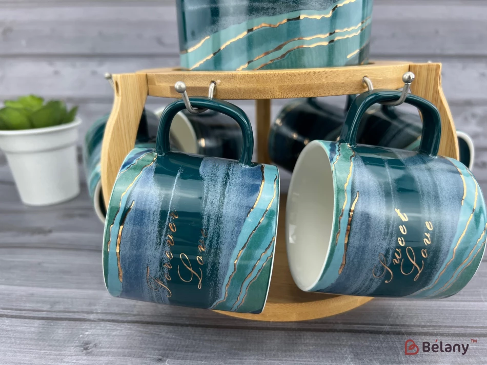 Чайний набір "Marmour" смарагд | 4