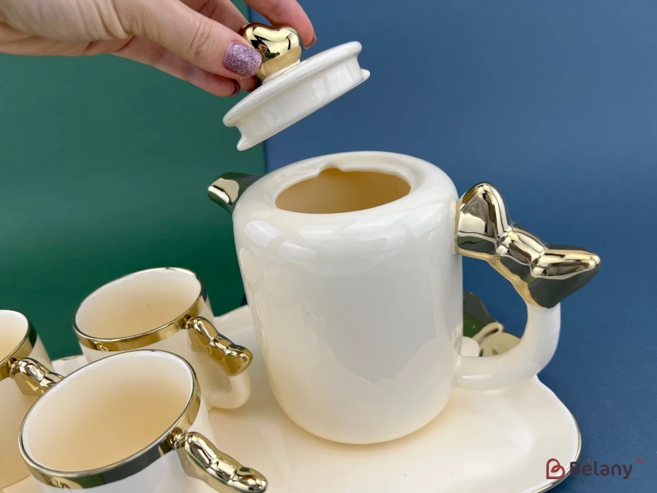 Чайный набор "Cutest" кремовый | 4