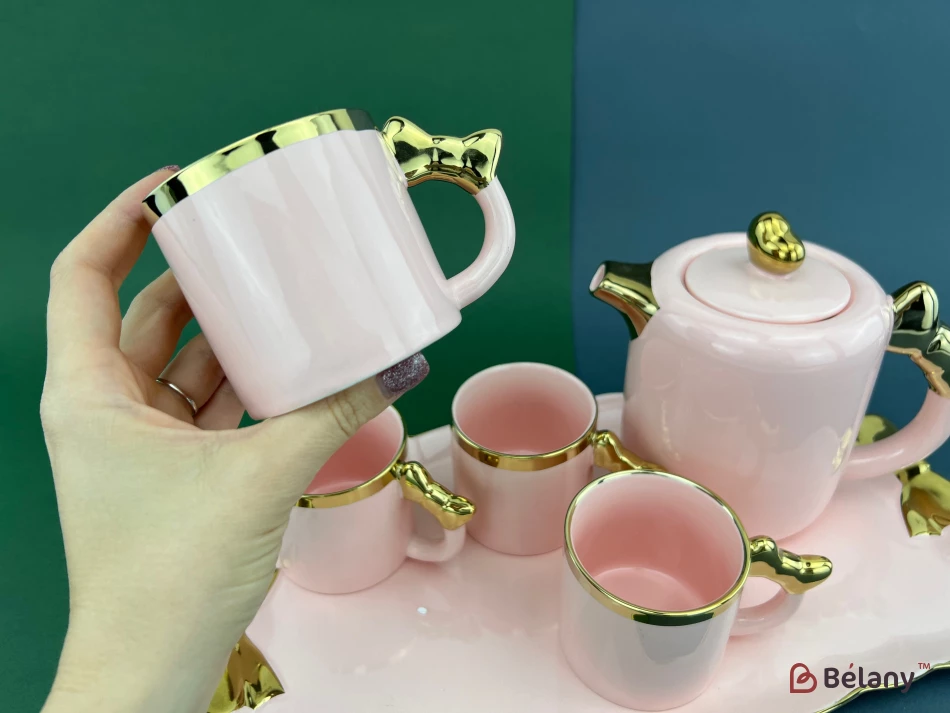 Чайный набор "Cutest" розовый | 5