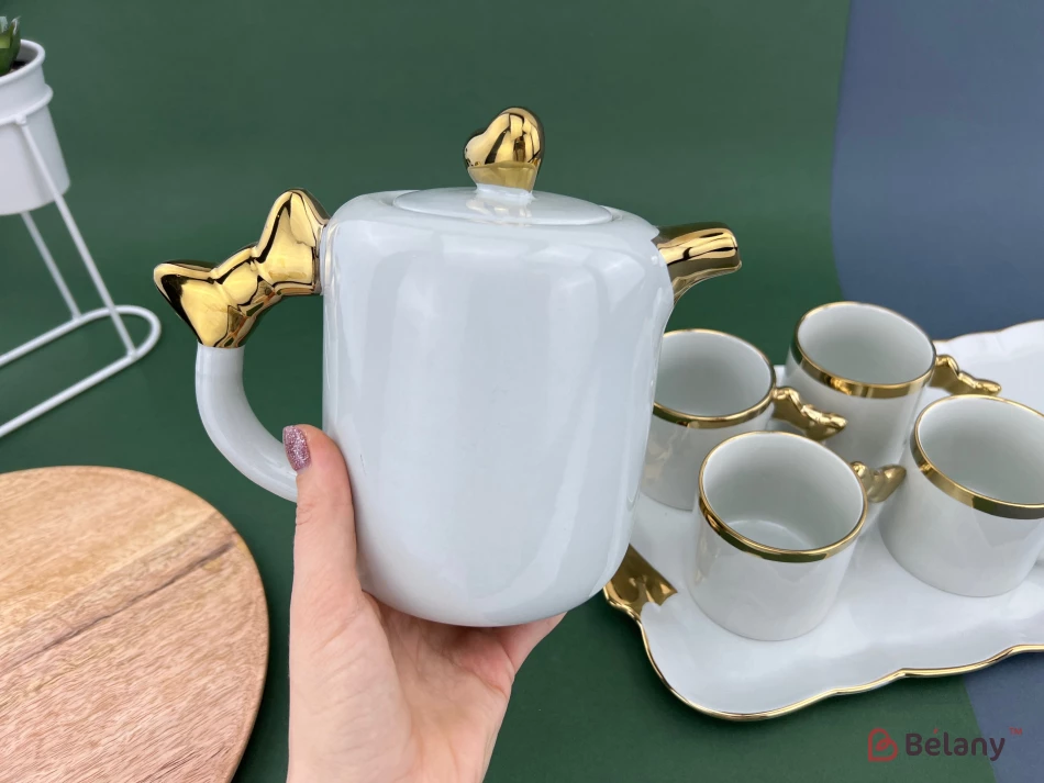 Чайний набір "Cutest" сірий | 2