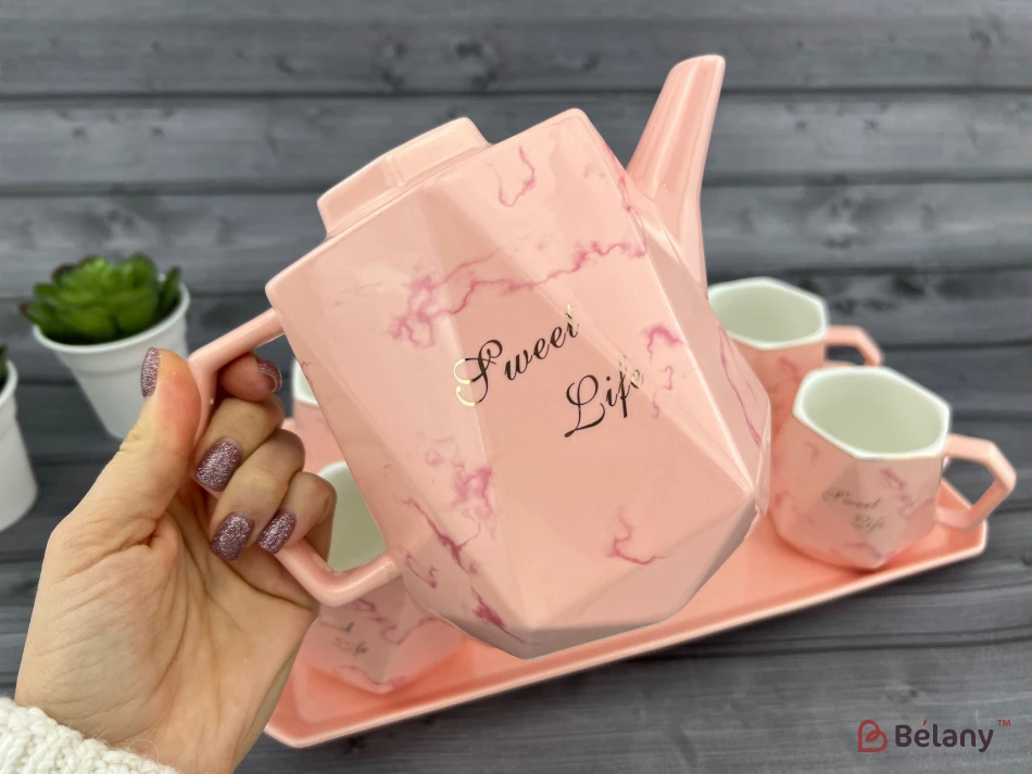 Чайний набір "Sweet Life" рожевий | 2