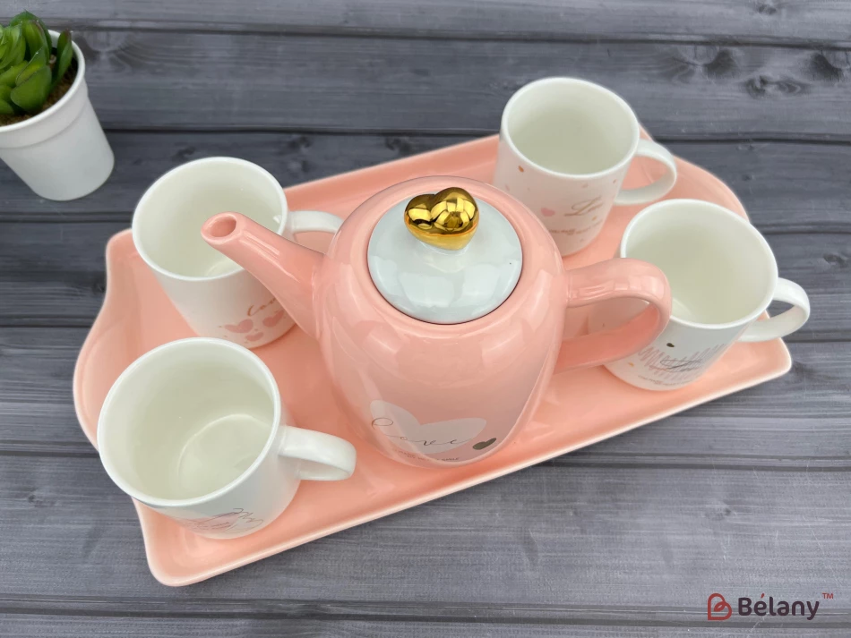 Чайный набор "Sweet Life" розовый | 4