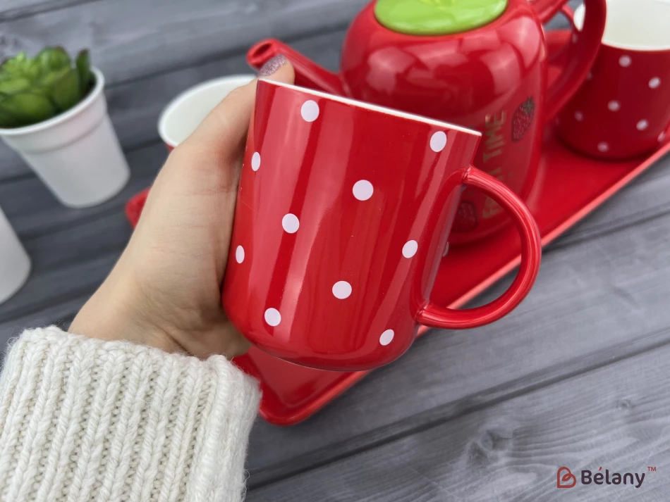 Чайный набор "Fruity" красный | 5