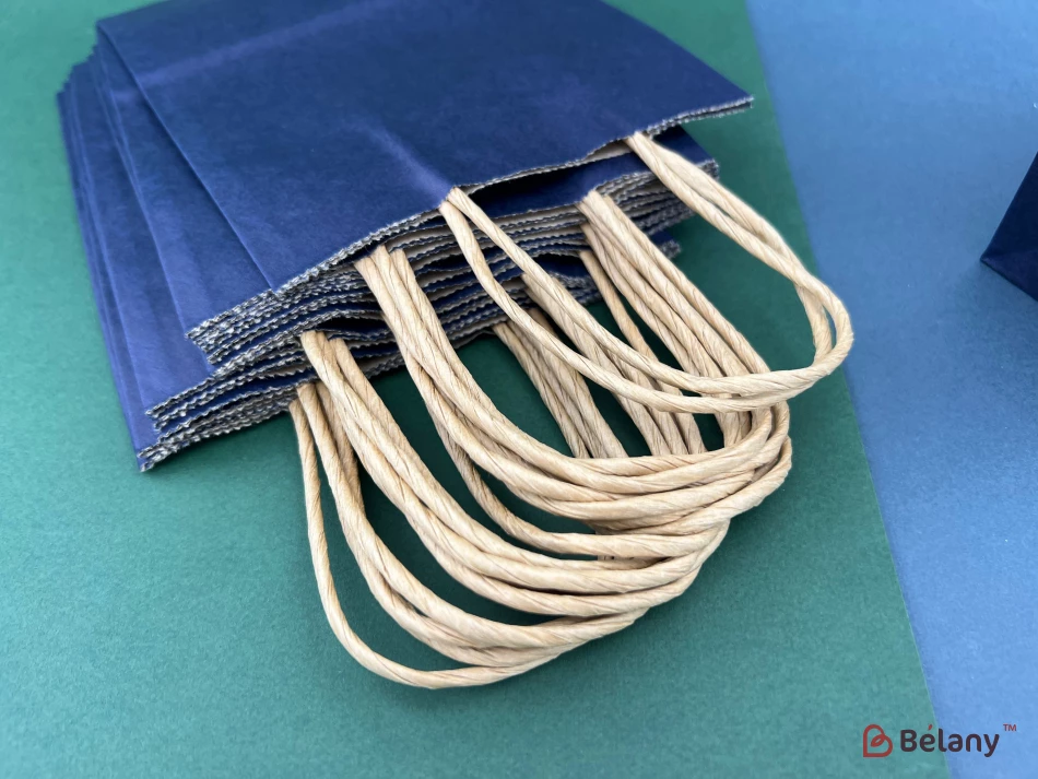 Крафтовые пакеты "Just color S" темно-синие | 3