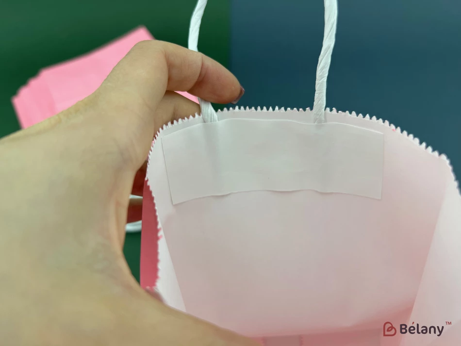 Крафтовые пакеты "Just color M" розовые | 4