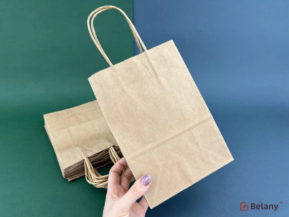 Крафтовые пакеты "Just color L" крафт | 2