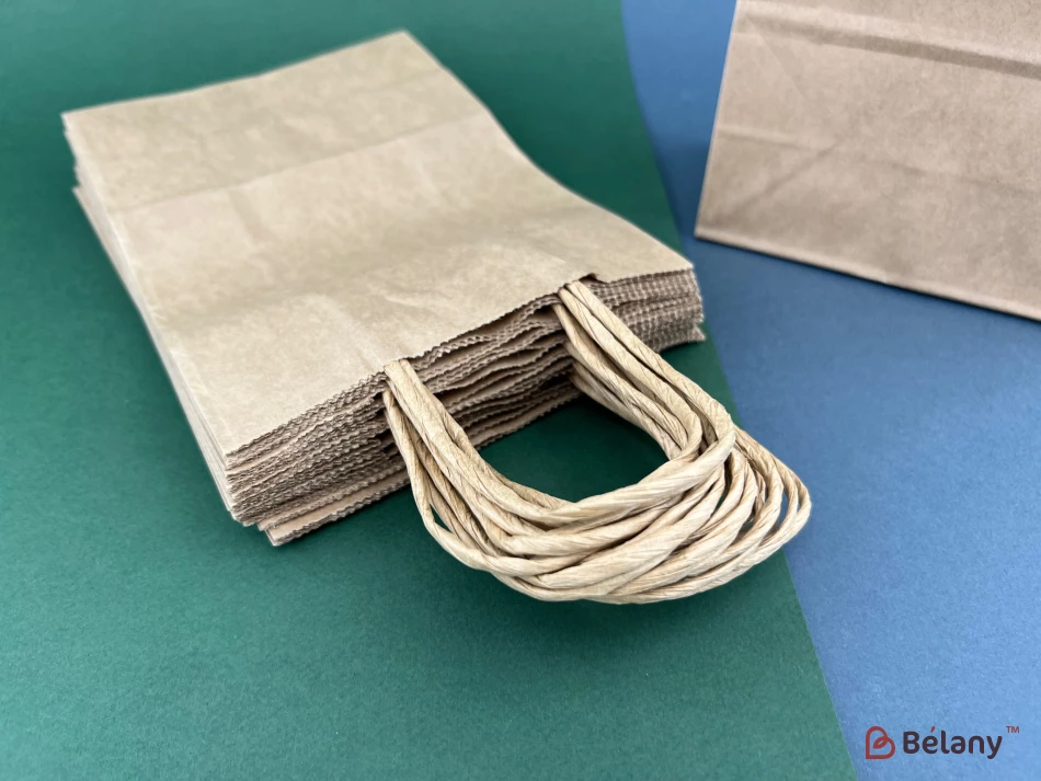 Крафтовые пакеты "Just color L" крафт | 3