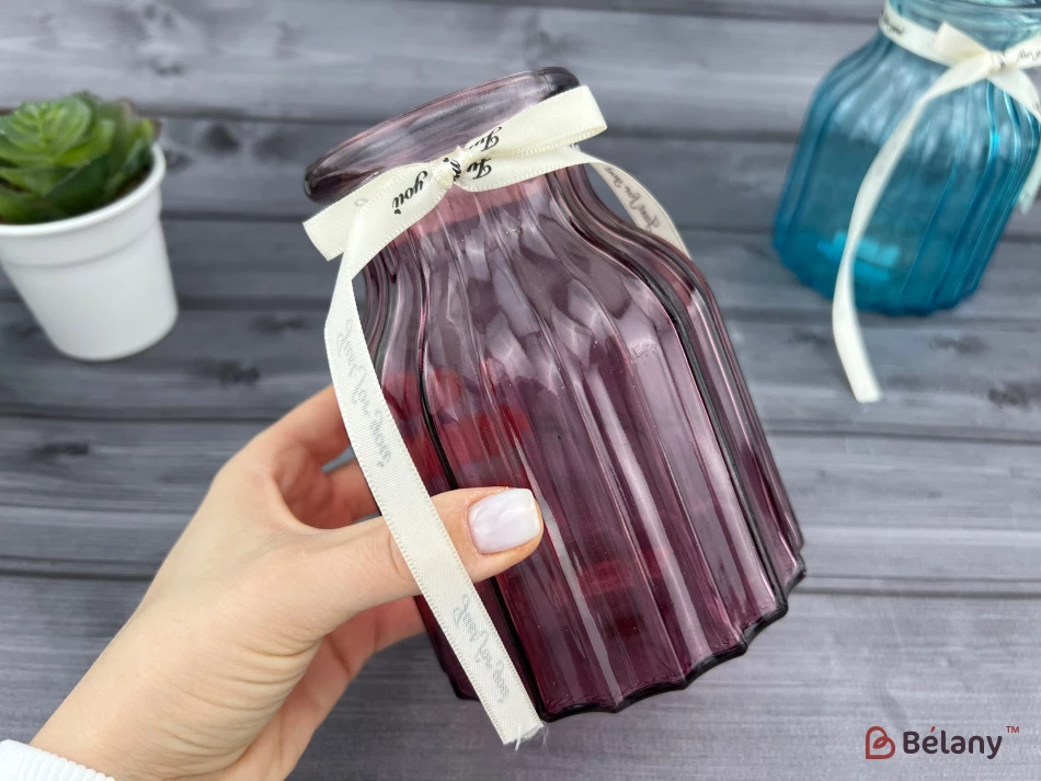 Ваза для цветов "Little dream" вишня 14х7см | 2