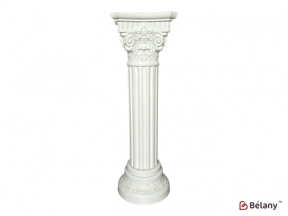 Декортавния пласмасовая колонна "Classic" белая