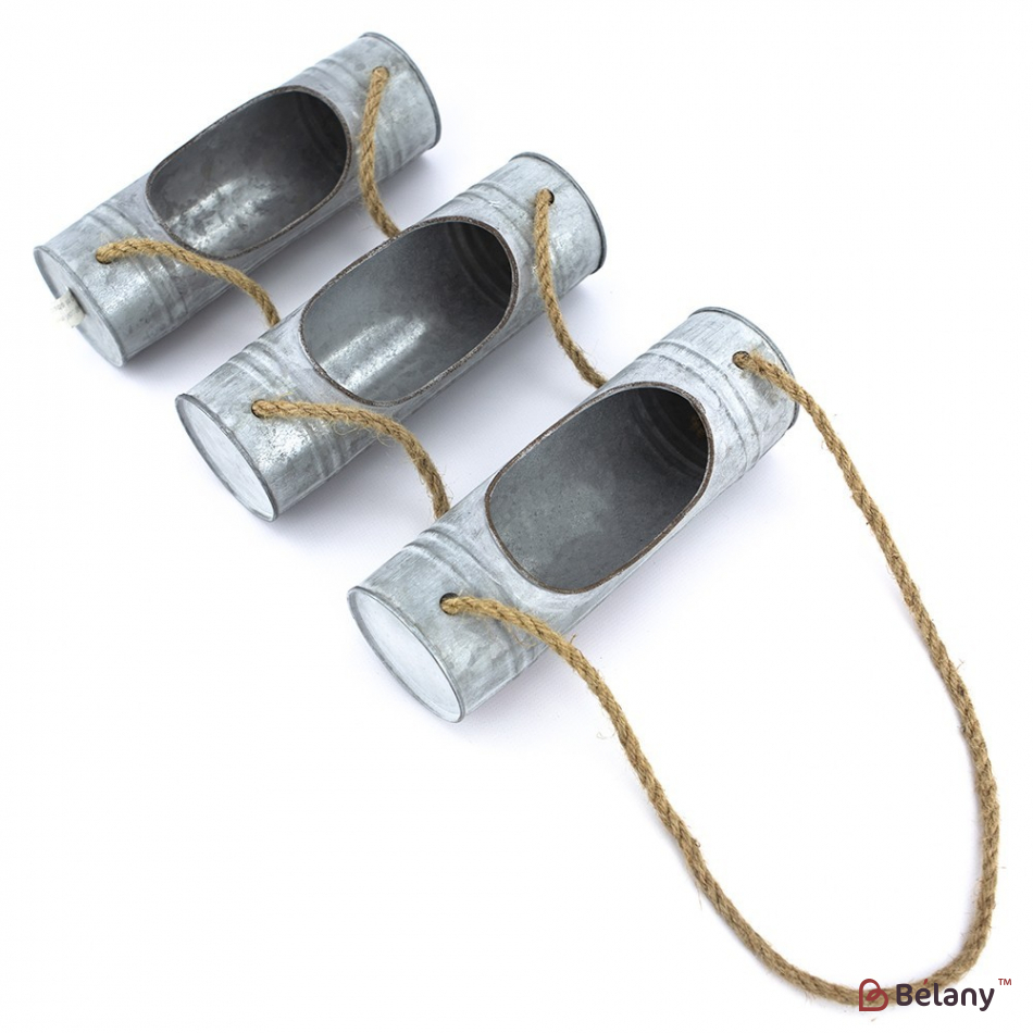 Підвісне металеве кашпо "Garden" на канаті