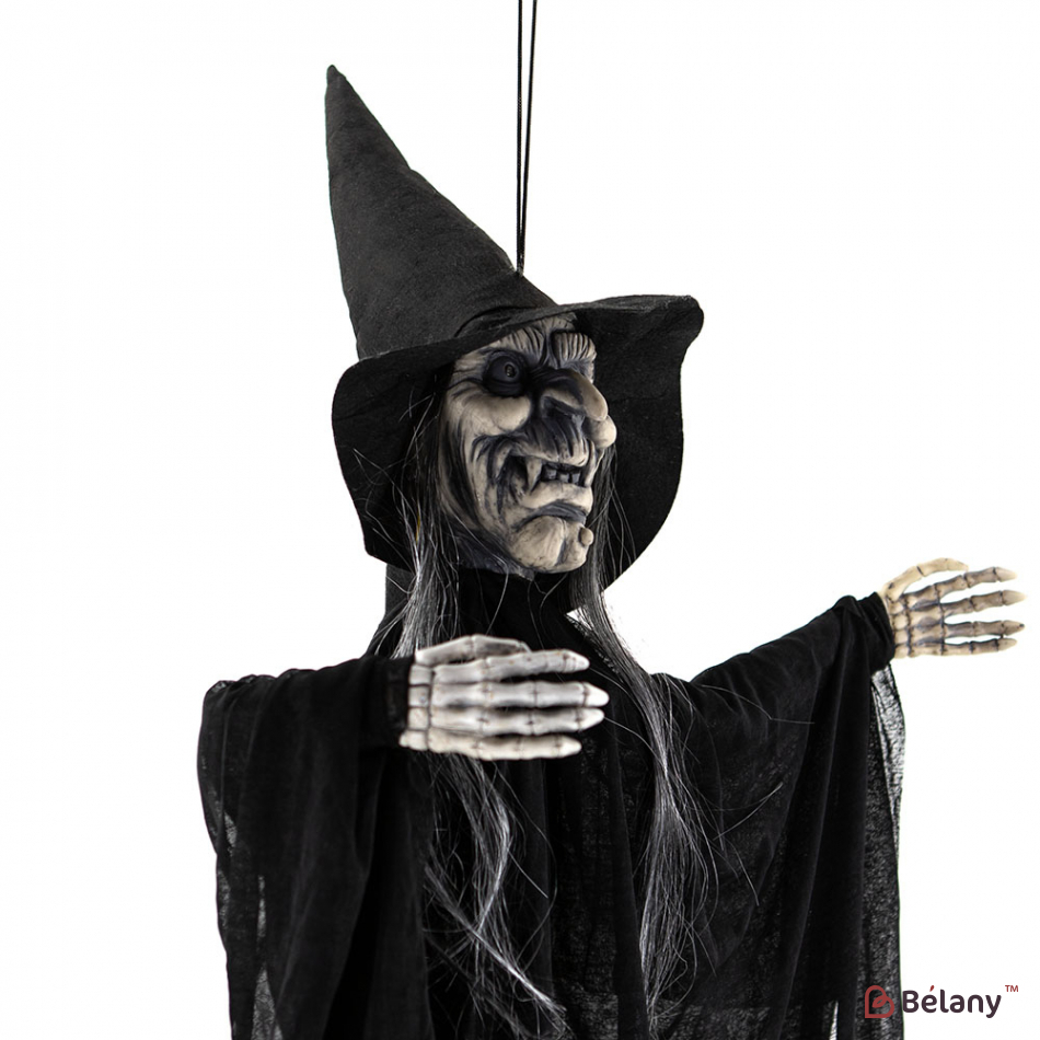 Декор анімований "Відьма" з LED-підсвічуванням та звуковими ефектами. | 2