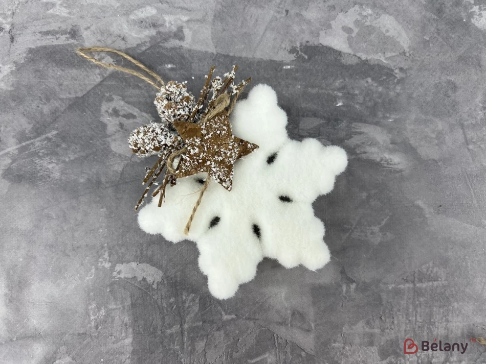 Підвісна зірка "Star and Cone" S біла