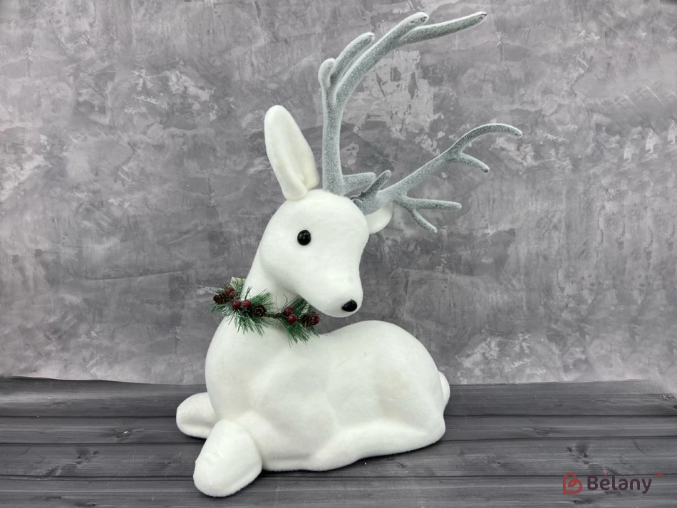 Декор "Reclining deer" шарф из веточки