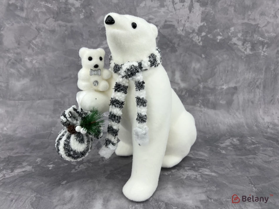 Декор Медведь с ребенком "Polar bear"