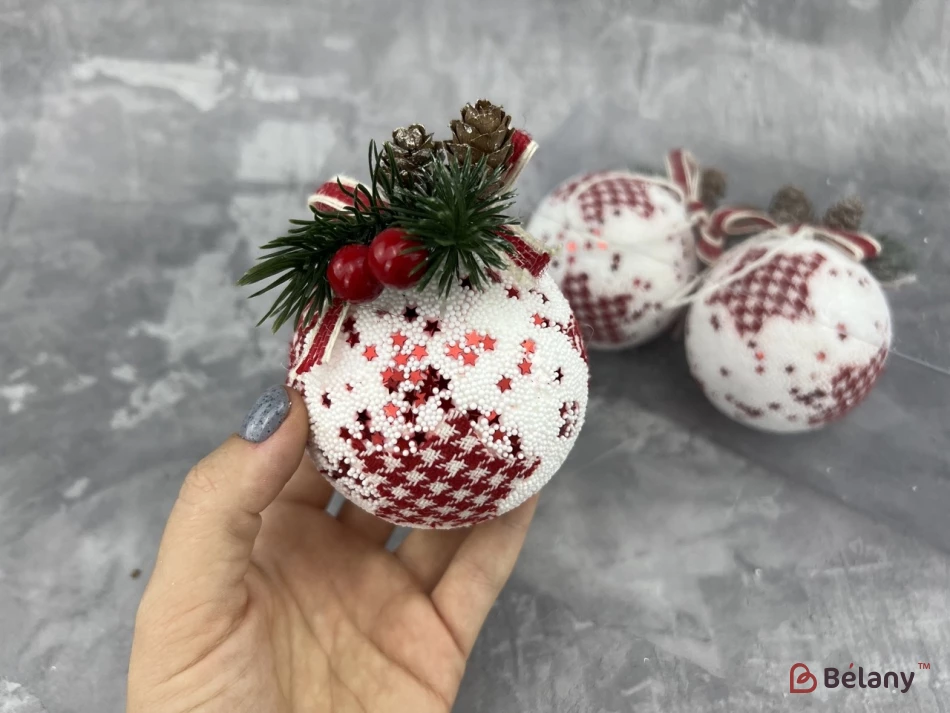 Набір ялинкових іграшок "White dream"