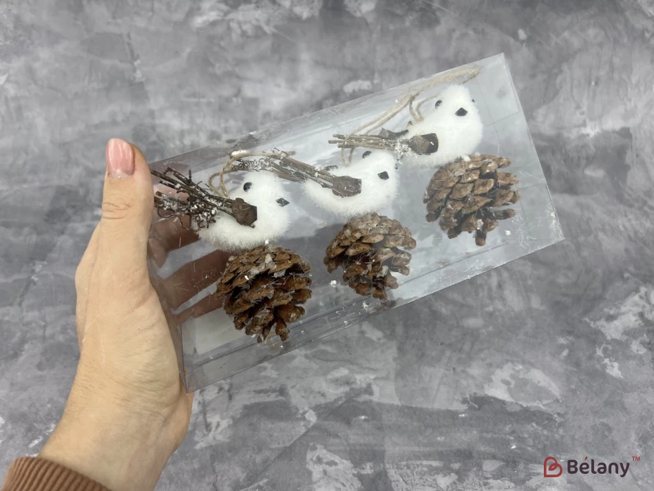 Ялинкова іграшка "Bird on stick" | 3