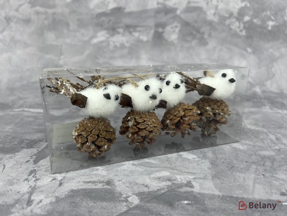 Ялинкова іграшка "Bird on stick" S