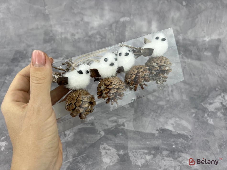Ялинкова іграшка "Bird on stick" S | 3